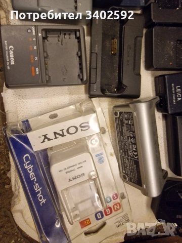 Зарядни за цифрови камери и фотоапарати-canon ,sony,samsung ,leica и други, снимка 4 - Друга електроника - 52564823