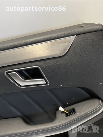 Вътрешна панелна врата за задна лява страна черна кожа за Mercedes W212 (2012) A2127301722, снимка 2 - Части - 54158845