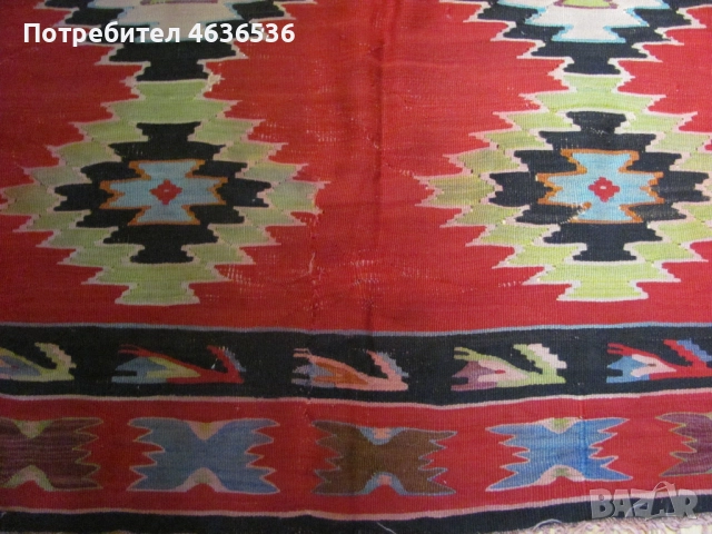 Чипровски килим на 150 години, модел Анадолска кола, снимка 4 - Килими - 52573211