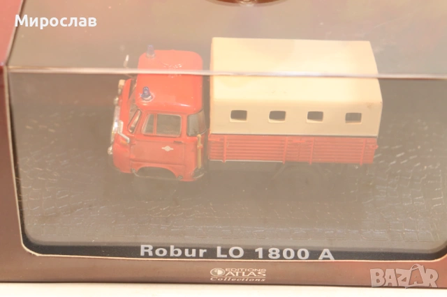 1/72 ATLAS  ROBUR РОБУР  КАМИОН ПОЖАРНА МОДЕЛ КОЛИЧКА, снимка 3 - Колекции - 54302947
