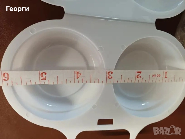 Уред за приготвяне на яйца в микровълнова печка, снимка 2 - Прибори за хранене, готвене и сервиране - 51719350