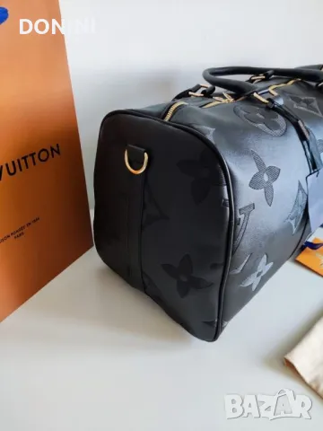 Louis Vuitton Пътна чанта, фитнес чанта, уикенд чанта, кожа, снимка 6 - Чанти - 49256883