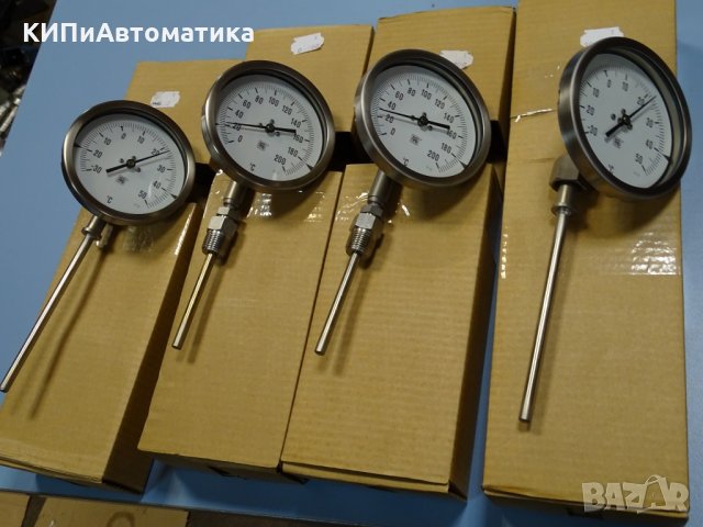 биметален термометър NUOVA FIMA Ø110 mm G 1/2 KL 1 -50/+200°C, снимка 11 - Резервни части за машини - 35060207