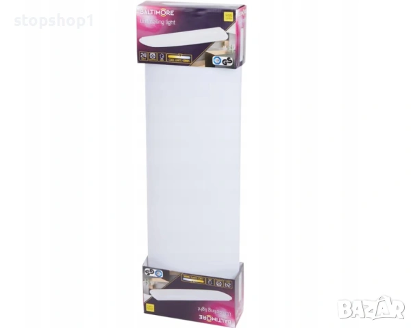 LED ТАВАННА ЛАМПA BALTIMORE 4000K 24W 1800lm БЯЛА СВЕТЛИНА ЗА ОФИС И ДОМА