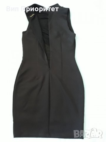 Много ефектна маркова черна рокля ЕКСПЛОЗИЯ-кожа и стегнато трико,елегантна, изкл.впечатляваща , снимка 13 - Рокли - 37265004