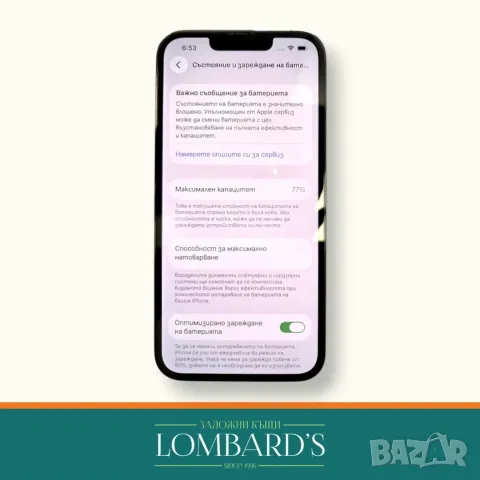 iPhone 13 Pro 128GB 77 %, N: 3168250