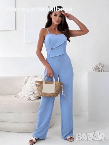 Елегантен Дамски Гащеризон с Презрамки Универсален Размер