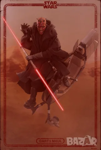 MMS749 2.0-Hot Toys Star Wars: The Phantom Menace MMS749 Darth Maul with sith speeder/ Моул, снимка 18 - Фигурки - 53388796