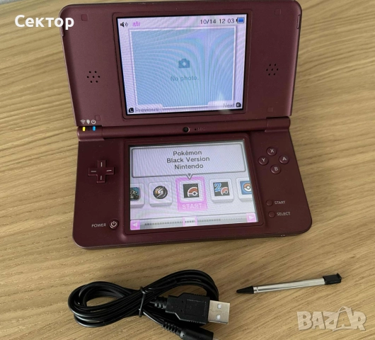 Nintendo DSi XL - WINE RED с 134 игри, снимка 5 - Nintendo конзоли - 52054837