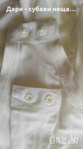 Млечно бяло боди, с интересен гръб👗🍀M/L,L👗🍀арт.2099, снимка 4 - Потници - 33715805