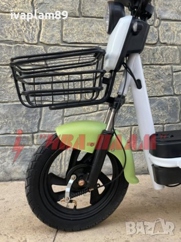ЕЛЕКТРИЧЕСКИ Велосипед(скутер)+две седалки-550W-MPM 4545-управлява се БЕЗ книжка и регистрация-2025г, снимка 6 - Мотоциклети и мототехника - 42200104