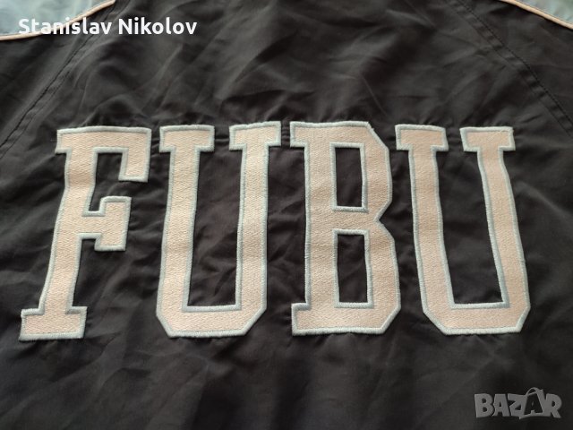 Ретро горнище Fubu, Blue Size L, снимка 4 - Спортни дрехи, екипи - 35626805