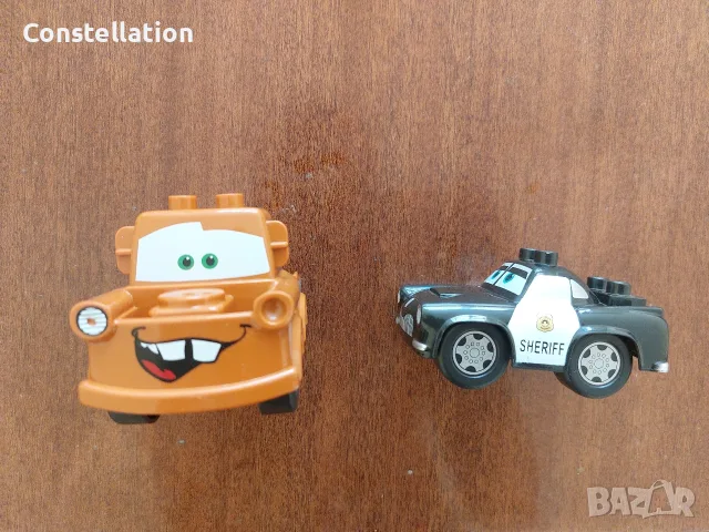 Играчки Disney Cars (Колите) - Mater (Матю) и Sheriff, снимка 7 - Коли, камиони, мотори, писти - 56012595