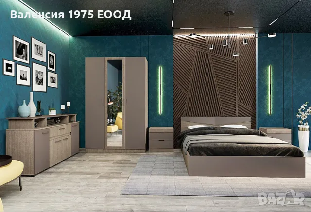 Спален комплект Сити 7073, снимка 2 - Спални и легла - 48572106