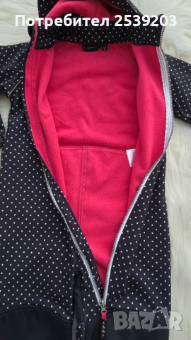 Детски софтшел гащеризон Name It 3-4 години, снимка 8 - Детски панталони и дънки - 52386366