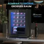Малък охладител за вино HOMCOM, за 20 бутилки, снимка 5