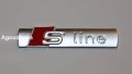 S Line емблема, стикер, бадж, лого за Audi, залепяща се