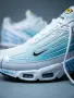 Nike Air Max TN 3 Plus Мъжки Маратонки👟Мъжки Спортни Обувки Бяло и Тюркоаз Код S483, снимка 2