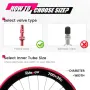 Нов комплект за колело велосипед Ultralight TPU вътрешни гуми 700x18-32C RideNow Road Bike 2 броя, снимка 8