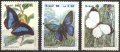 Чисти марки Фауна Насекоми Пеперуди 1986 от Бразилия