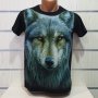 Нова мъжка тениска с дигитален печат Вълк, Серия Вълци, снимка 7