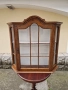 Чудесна антикварна френска дървена витрина за стена , снимка 2