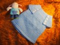 Детско плетено елече., снимка 1 - Бебешки якета и елеци - 34999614