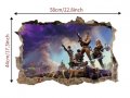 2 вида Fortnite Фортнайт стикер постер за стена лепенка декорация самозалепващ детска стая, снимка 3