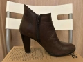 Кафяви боти на ток, снимка 7