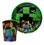 Minecraft Майнкрафт 8 бр картонени чаши парти рожден ден, снимка 3