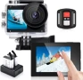 компактна и многофункционална екшън камера Aviner А9 4K, водоусточива 40м. Ultra HD 20 мегапискела.., снимка 1