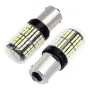 LED крушки 1156 BA15S P21W бели 12-24V 2 броя, снимка 1