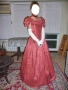 Рокля във викториански стил цвят вишна, снимка 2