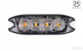 Блиц , 4Х3 LED, Предупредителни мигащи светлини, Универсални, 12V-24V, Аварийни маяци, снимка 1