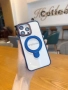 Калъф силикон MagStand Cover Прозрачен / Тъмносиня рамка / за iPhone 17 Air 6.5 Баркод : 3132546, снимка 1