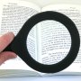 Голяма увеличителна мощна стъклена лупа с LED осветление за четене 3Х, снимка 2