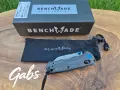 Сгъваем нож Benchmade Full Immunity 290-241 Gold Class,CPM Damaskus,Carbon, снимка 9