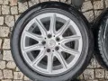 4бр ЛЕТИ джанти 16" 5Х112 ALUETT с гуми 205/55/16 UNIROYAL за VW Audi , снимка 3