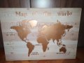 Мap of the world, дърво, снимка 6
