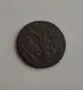  Монета Денга 1731г Русия, снимка 5