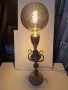 Бронзова настолна лампа ретро., снимка 3