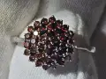 ЗЛАТЕН ПРЪСТЕН С ЕСТЕСТВЕНИ ЧЕРВЕНИ ДИАМАНТИ СЕРТИФИКАТ , снимка 2