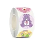 100 бр Грижовните мечета The Care Bears малки самозалепващи лепенки стикери за ръчна изработка, снимка 2