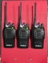 3бр радиостанции rebel rb-0100 със зарядно, снимка 1