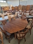 К-т Разтегателна Трапезна Маса-Масив+6бр Стола-внос от Германия!, снимка 1