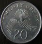 20 цента 1996, Сингапур, снимка 1