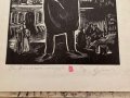 Картина ЗАФИР ЙОНЧЕВ графика/офорт Станислав Доспевски, снимка 7