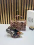 Versace Дамски Леопардови Обувки С Ток Каишка И Златен Връх Код SEM-718, снимка 1