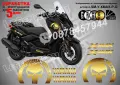 Yamaha X-Max XMax X Max стикери The Punisher, снимка 4