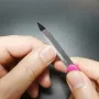 Двустранна мини пила за маникюр и педикюр, снимка 1